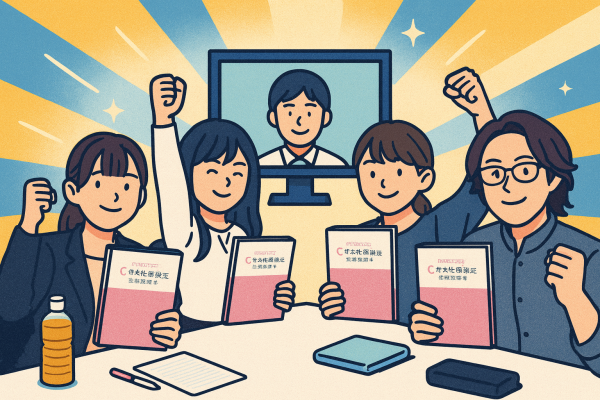 未来のプロ誕生の瞬間！内定者勉強会で『化粧品検定』に挑戦！